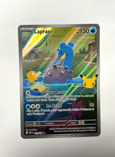 2026 Pokemon 30th Celebration Card 131/128 Lapras IR Illustration Rare Holo picture