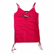 Harley-davidson Women's Red and Black Tank Top Medium picture