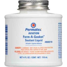 Permatex Gasket Sealer Form-A-Gasket Brush-On 4 Ounce Bottle Single 80019 picture