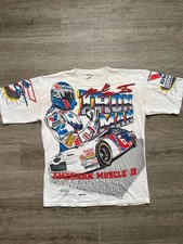 Vintage 1996 Mark Martin Roush Racing Iron Man American Muscle NASCAR T-Shirt picture