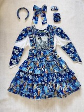 ELVIS PRESLEY Blue Hawaii Handmade Dress & Matching Hair Accessories  picture