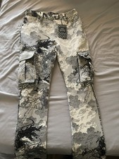 NWT Rebel Vengeance Woven Tapestry Denim Pants Horse Skeletons Men’s Size 30x32 picture