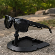 Oakley Holbrook Matte Black Polarized Sunglasses Grey Lenses Men Eyewear OO9102 picture