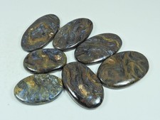 382Cts. Natural Pietersite Oval Shape Cabochon Loose Gemstone 07Pcs Lot k238 picture