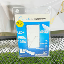 Lutron Caseta Smart Dimmer Wall Switch LED/CFL PD-6WCL-WH-R White picture