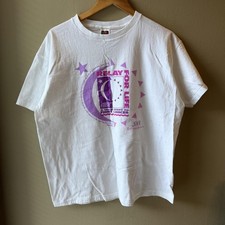 Vintage Y2K 2001 Relay For Life Pink Purple Graphic Tee XL picture