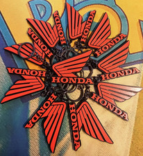 3D PRINT HONDA MOTORSPORTS LOGO KEYCHAIN NOSTALGIA RETRO FUN FOR ALL MOTORCYCLE picture