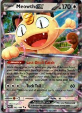 Meowth ex Holo Double Rare ME03: Perfect Order 062/088 NM picture