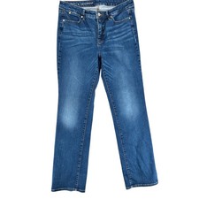 Talbots Flawless High Rise Barely Boot Jeans Blue Size 8 picture