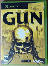 GUN ORIGINAL XBOX BLACK LABEL TESTED MICROSOFT CIB COMPLETE W/ MANUAL ACTIVISION picture