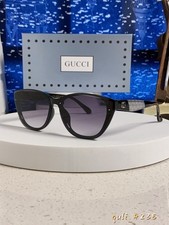 Gucci D2914 Women's black Cat-Eye frames Gradient lens  sunglasses 65 12 140 picture