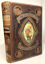 John Milton Poetical Works with Life Illustrated Gall & Inglis Victorian 1800s picture