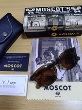 Moscot LEMTOSH JPN LTD VIII Olive 49 Used No Major Damage picture