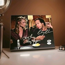Caddyshack Chevy Chase & Cindy Morgan Signed 8x10 Photo Autograph JSA COA Movie picture