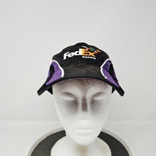 Denny Hamlin FedEx Racing Hat Cap Strap Back Mens One Size Black NASCAR 11 picture
