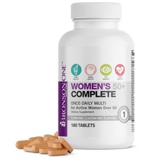Bronson ONE Daily Womens 50+ Complete MultiVitamin MultiMineral, 180 Tablets picture