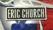 EMBROIDERED ERIC CHURCH COUNTRY BAND PATCH (Made To Order) picture