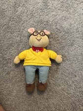 Vintage Eden 1996 Marc Brown PBS  Plush  Arthur Stuffed Animal Doll 10” picture