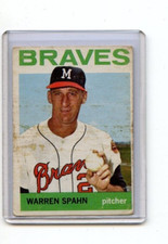 1964 Topps Warren Spahn Milwaukee Braves #400 ⭐️💥🎯 Original picture