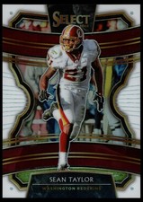 2019 Panini Select - Concourse Sean Taylor #96 White Prizm /35 picture