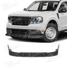 For 22-24 Ford Maverick Truck Black Front Bumper Lip Spoiler Body Kit Splitter picture