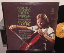 Jacqueline Du Pre - Elgar Cello Concerto - Sir John Barbirolli LP NEAR MINT picture