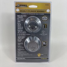 BRINKS COMMERCIAL BC40056 Industrial Duty Double Cylinder Satin Chrome Finish picture