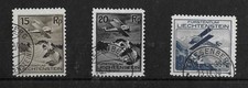 Liechtenstein 1930 Used Air Selection sg 110, sg 111 & sg 113 picture