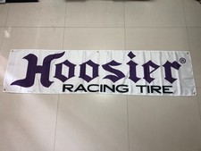 Hoosier racing tire Banner 2x8ft Garage Wall Art & Outdoor workshop picture