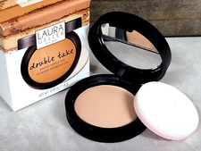 Laura Geller Double Take baked powder foundation ~ MEDIUM ~ travel size NIB picture