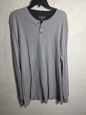 Club Room Mens Gray Shirt Pullover Size XL picture