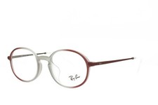 Ray-Ban 7153F 5792 New Authentic Eyeglasses 52-21-145 ASIAN FIT FROST RED picture