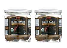(2 Pack) Organic Black Garlic Naturally Cured Whole Bulbs, 5 Oz JAR picture