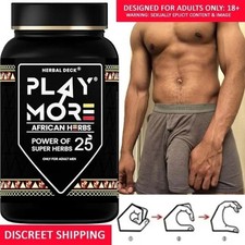 African Herbal Play More Powder Mens Energy Vitality and Health Support picture