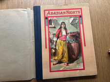 ARABIAN NIGHTS 1920s McLOUGHLIN BRO COLOR PLATES ALADDIN /ALI BABA /ROB CRUSOE picture