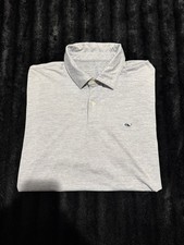 Vineyard Vines Performance Polo Golf Stretch Active Men’s Gray Size Medium ￼ picture