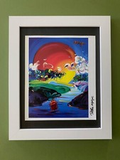 PETER MAX STUNNING SIGNED POP ART PRINT FRAMED CONTEMPORARYPIECE picture