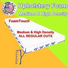 Upholstery Foam Seat Cushion Replacement Sheets variety Regular Cut by FoamTouch picture