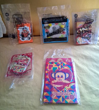 McDonald's Happy Meal Toy Lot 5 UNO Pack & Paul Frank Journal 2016 picture
