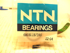 qty 6 - NTN 6803 LLB/2AS 17mm x 26mm x 5mm Deep Groove Ball Bearing SEALED picture