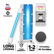 Air Scrubber Replacement Cell PCO 9 Inch UV Bulb HVAC Air Purifier Alternative picture