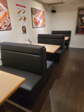 Manufacture of commercial restaurant booth furniture and upholstered seating picture