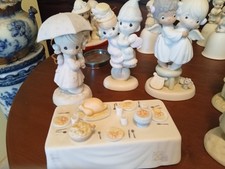 Precious Moments-vintage group of 4-all of them together for one price-perfect picture