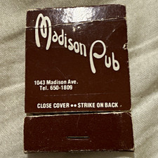 Madison Pub Matchbook 1043 Madison Ave Frankfort IL Tel. 650-1809 Cocktails picture