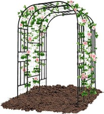 NAIZEA Garden Arch Arbor Trellis Archway Garden Trellis for Lawn, Party Ceremony picture