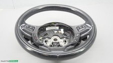 2010-18 Jaguar XJ XJL X351 Steering Wheel W/ Control Switches Black Leather OEM picture
