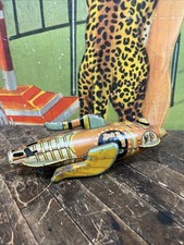 VINTAGE 1927 MARX BUCK ROGERS WIND UP TIN ROCKET SPACESHIP SCI FI COMIC BOOK picture