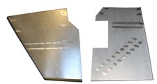 Front Floor Pans W/ Supports Fits 1961-1971 SCOUT 80 & SCOUT 800 PAIR picture