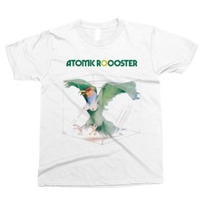 Camiseta Atomic Rooster T Shirt Unisex White Size S-2345XL IM1429 picture