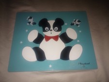 Vintage Playskool Wooden Wood Tray Panda Puzzle   picture